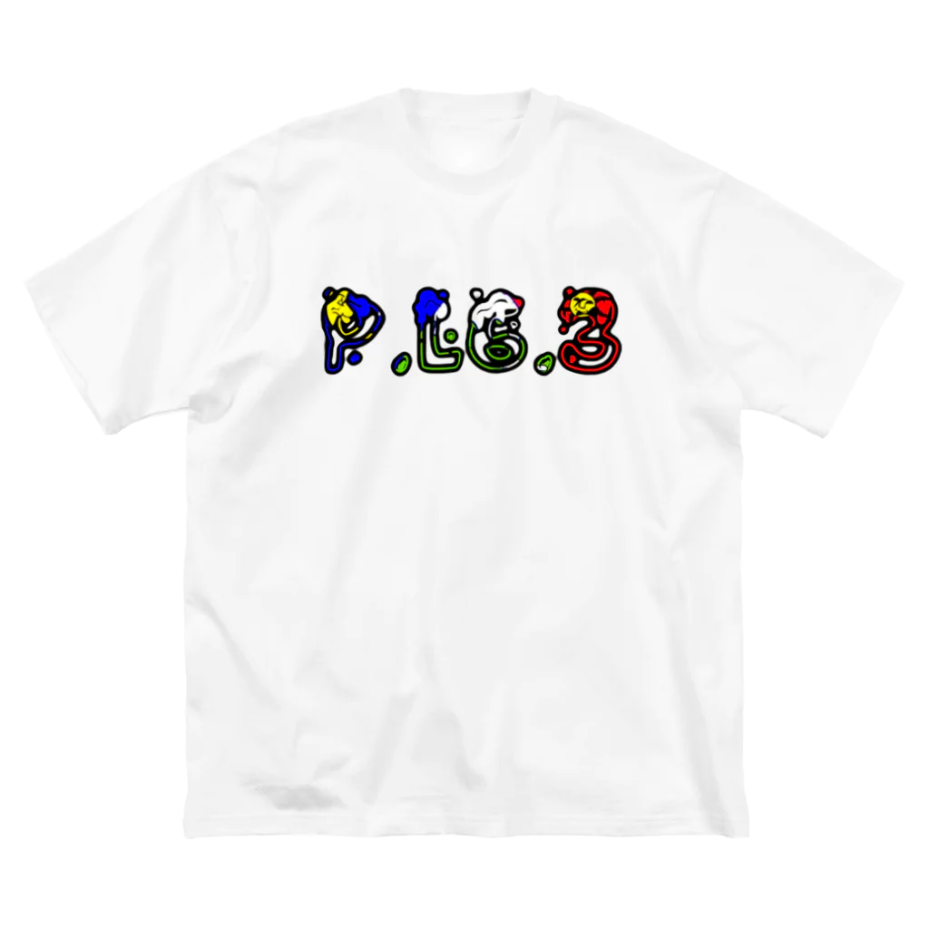 P.L.6.3のP.L6.3ロゴ【Hoffmann】 ビッグシルエットTシャツ