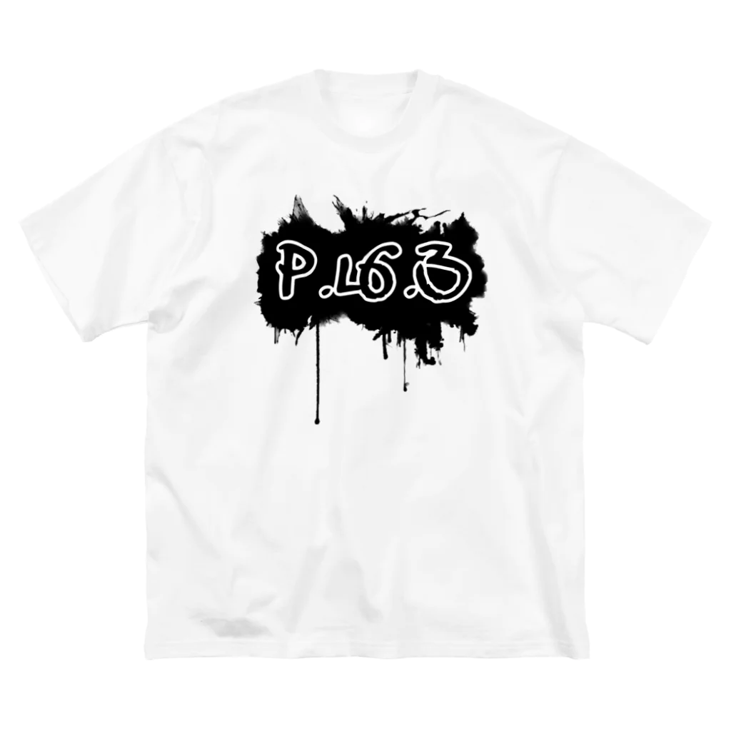 P.L.6.3のP.L6.3【インク垂れ】 ビッグシルエットTシャツ