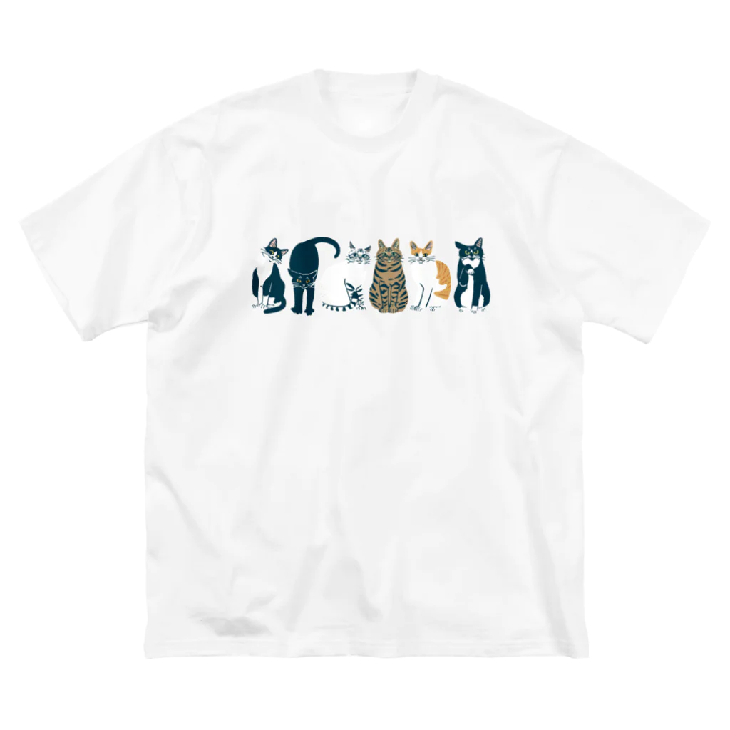 喫茶こぐまやの6匹の猫 Big T-Shirt