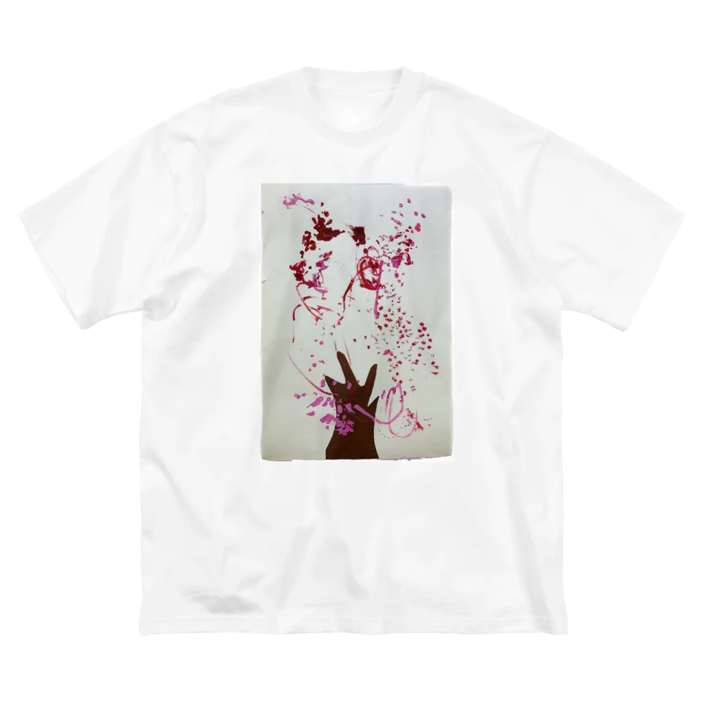 KidsArtの【子どもの絵】桜の木 ビッグシルエットTシャツ