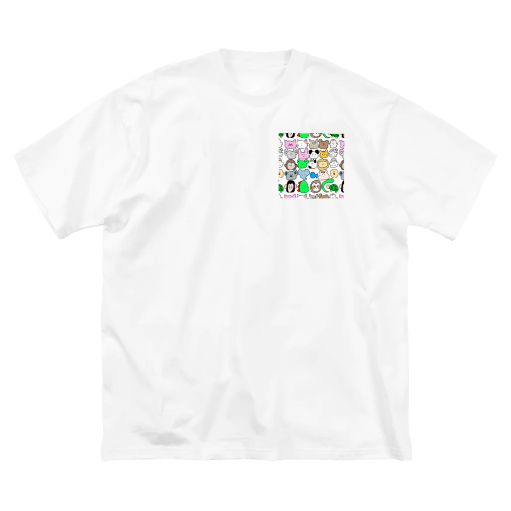 kobutadaのわしらあにまる ビッグシルエットTシャツ