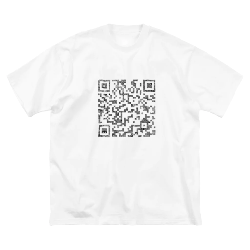 wiCaのストアのQRコードアート ビッグシルエットTシャツ