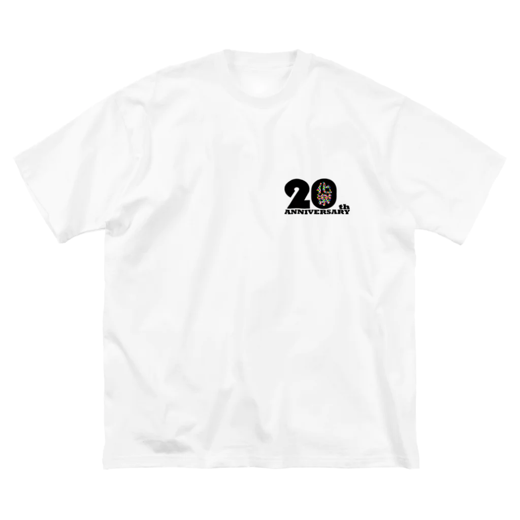 化楽オフィシャルグッズ販売の20周年ワンマンライブT　淡色 ビッグシルエットTシャツ