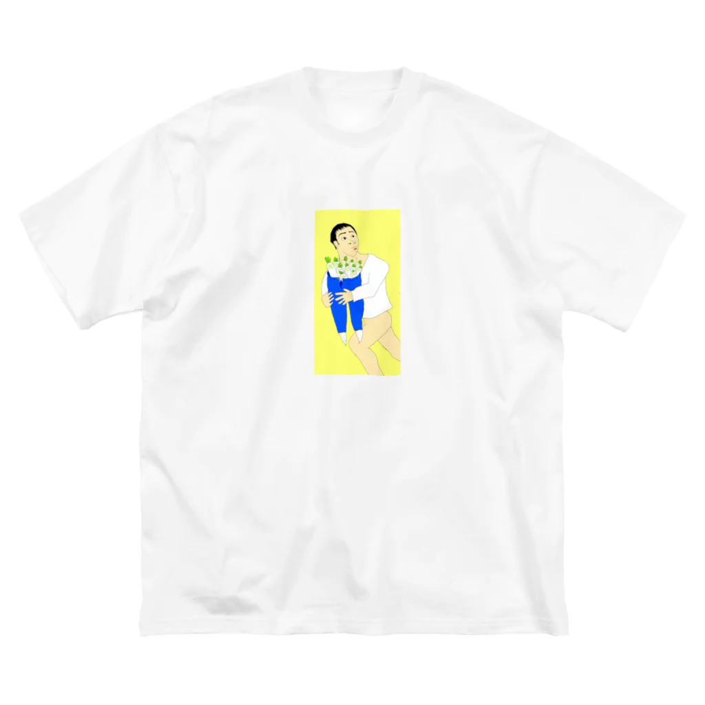 hotdogdesignのタイトなジーンズにねじ込む Big T-Shirt