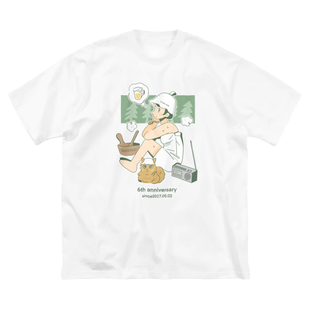 ゆきなの6周年記念 ゆきなの湯  ビッグシルエットTシャツ