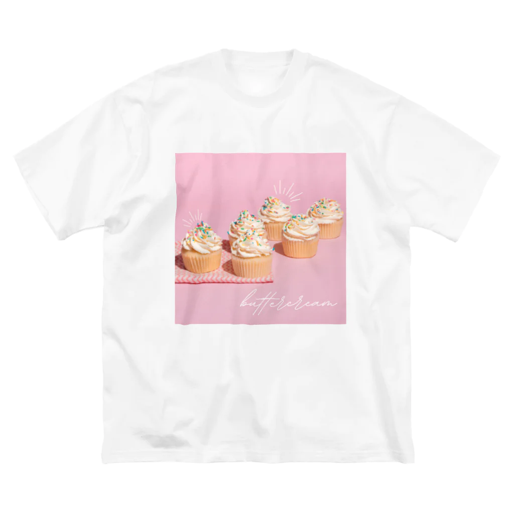 honeycombのカップケーキ ビッグシルエットTシャツ