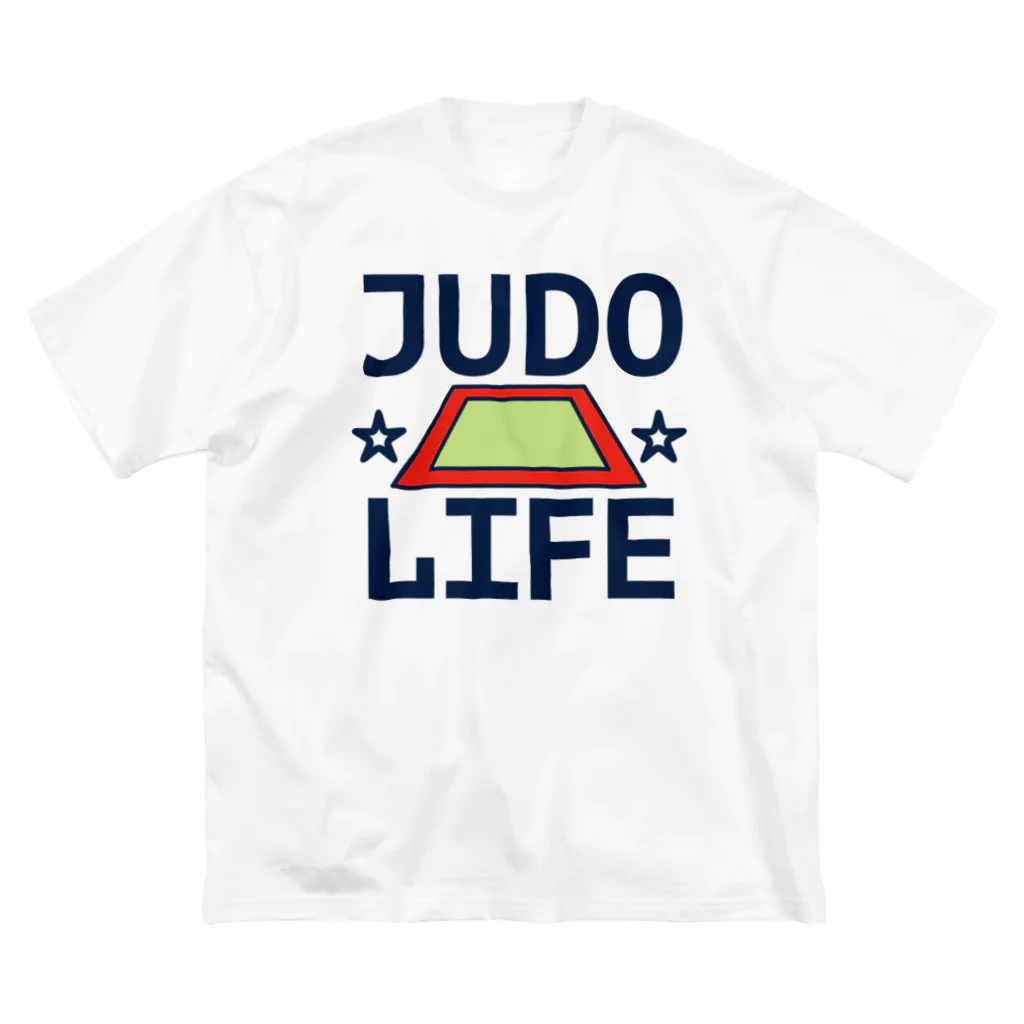 sports_tower スポーツタワーの柔道・JUDO・じゅうどう・グッズ・デザイン・武道・#Tシャツ・柔(やわら)の術・投げ技・固め技・当身技・格闘技・日本・柔術・男子・女子・かっこいい・かわいい・強靭・選手・柔よく剛を制す・世界・柔道場 ビッグシルエットTシャツ