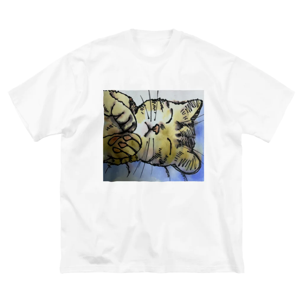 ケイケイの味わいニャンコの眠い猫 Big T-Shirt