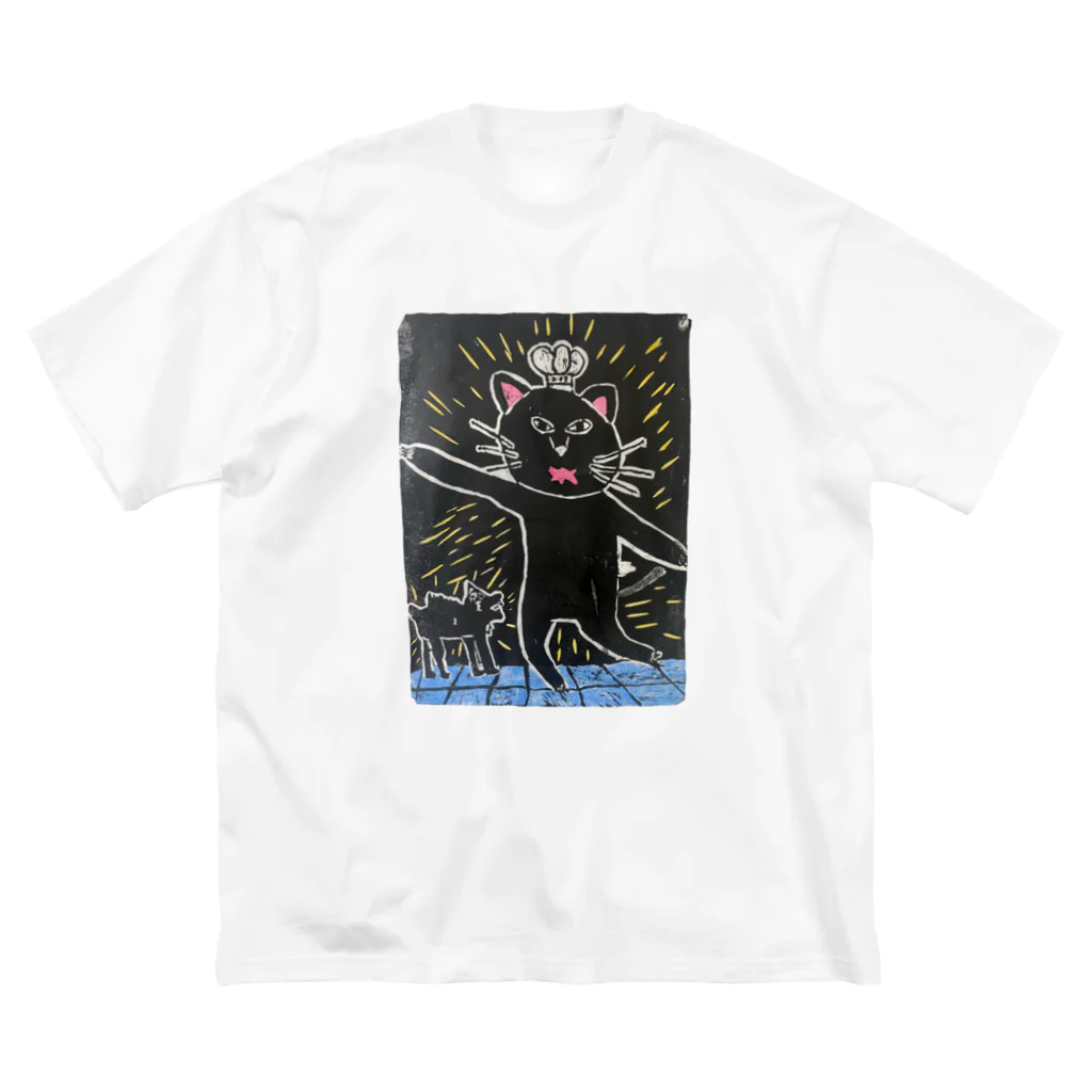 KPseiのsei03.h・ねこといぬ ビッグシルエットTシャツ