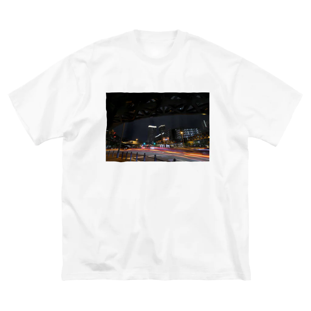 nokkccaの光跡 - Junction Light trail - ビッグシルエットTシャツ