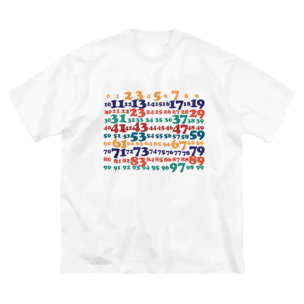 graficoの素数 ビッグシルエットTシャツ