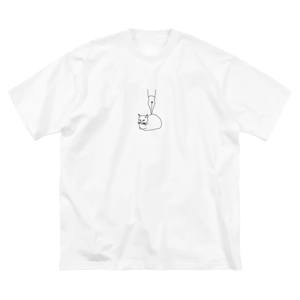 【KOTCH】 Tシャツショップの猫描きなう ビッグシルエットTシャツ