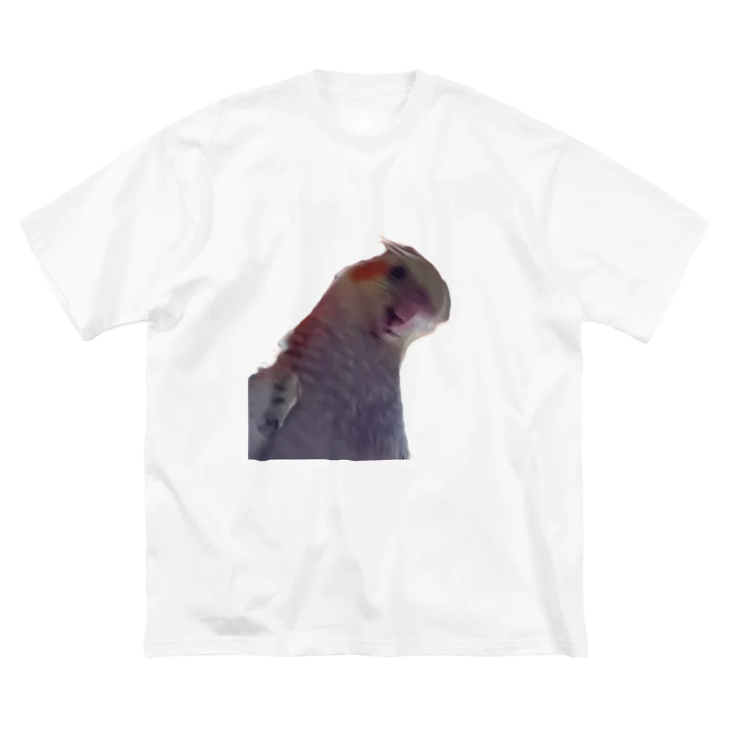 【ゆいみん】オカメインコとキノコの雑貨屋さんの荒ぶるオカメインコ Big T-Shirt