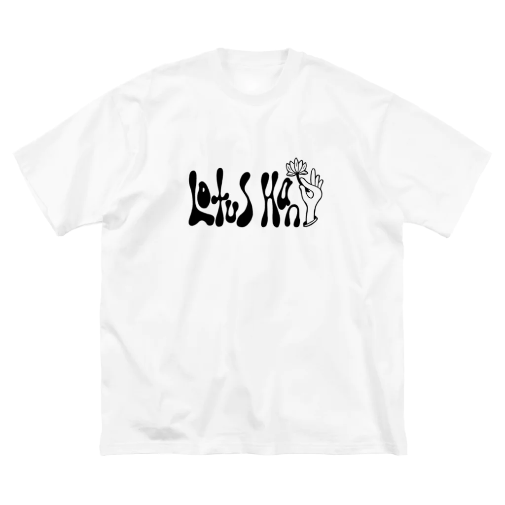 宇宙キャンプのロータス　ハンド　モノトーン Big T-Shirt