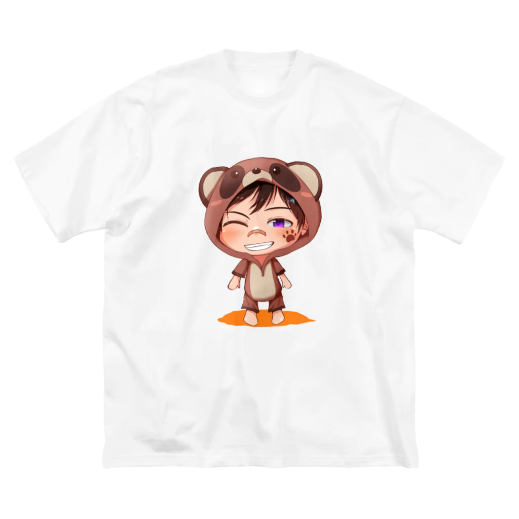 須戸コウ【腐男子ゲイvtuber】の須戸コウ_着ぐるみミニキャラVer ビッグシルエットTシャツ