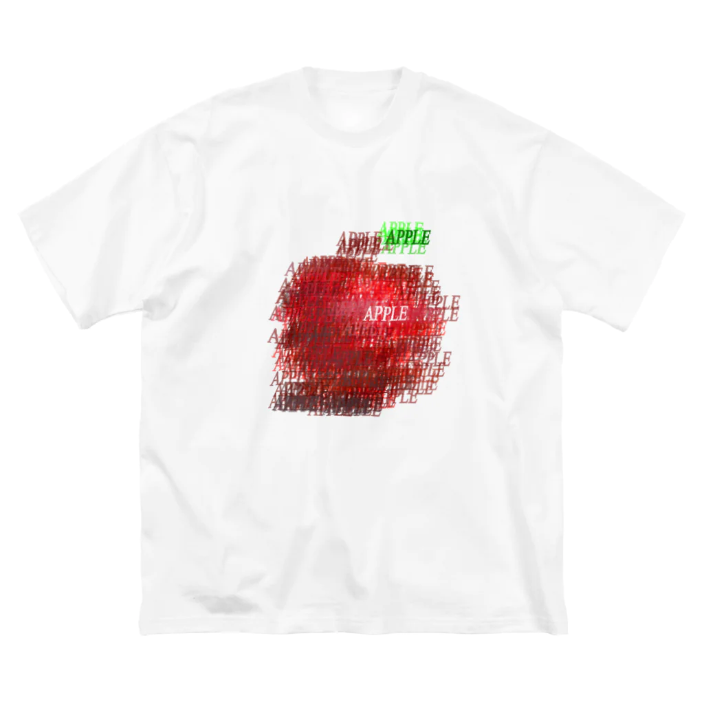 シルヴィア・紫の夜明け【SylviaPurpleDawn】のAPPLE ビッグシルエットTシャツ