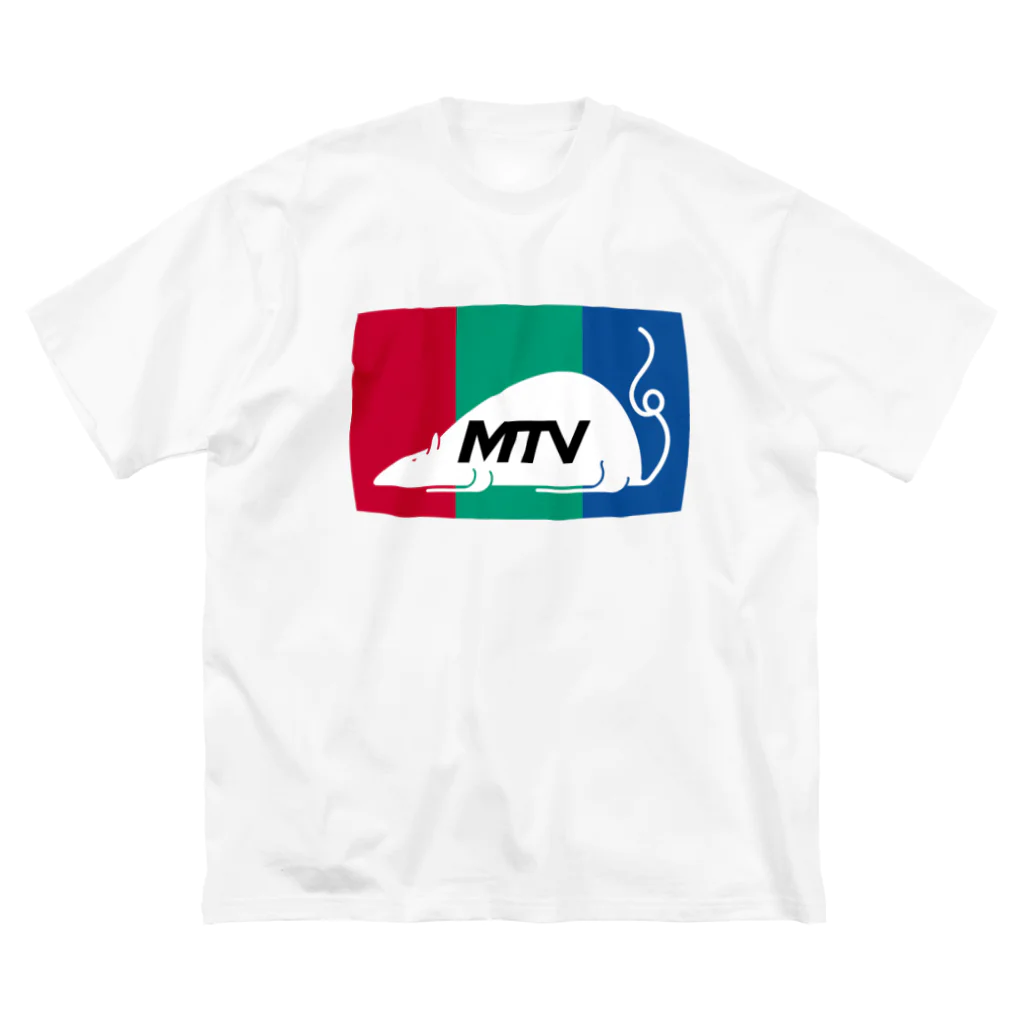 stereovisionのマウステレビ ビッグシルエットTシャツ