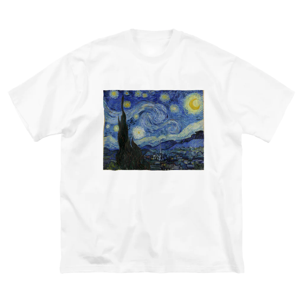 世界美術商店の星月夜 / The Starry Night ビッグシルエットTシャツ