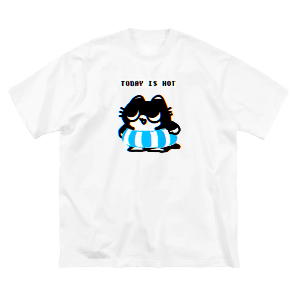 tmyのtmy cat*TODAY IS HOT* Big T-Shirt