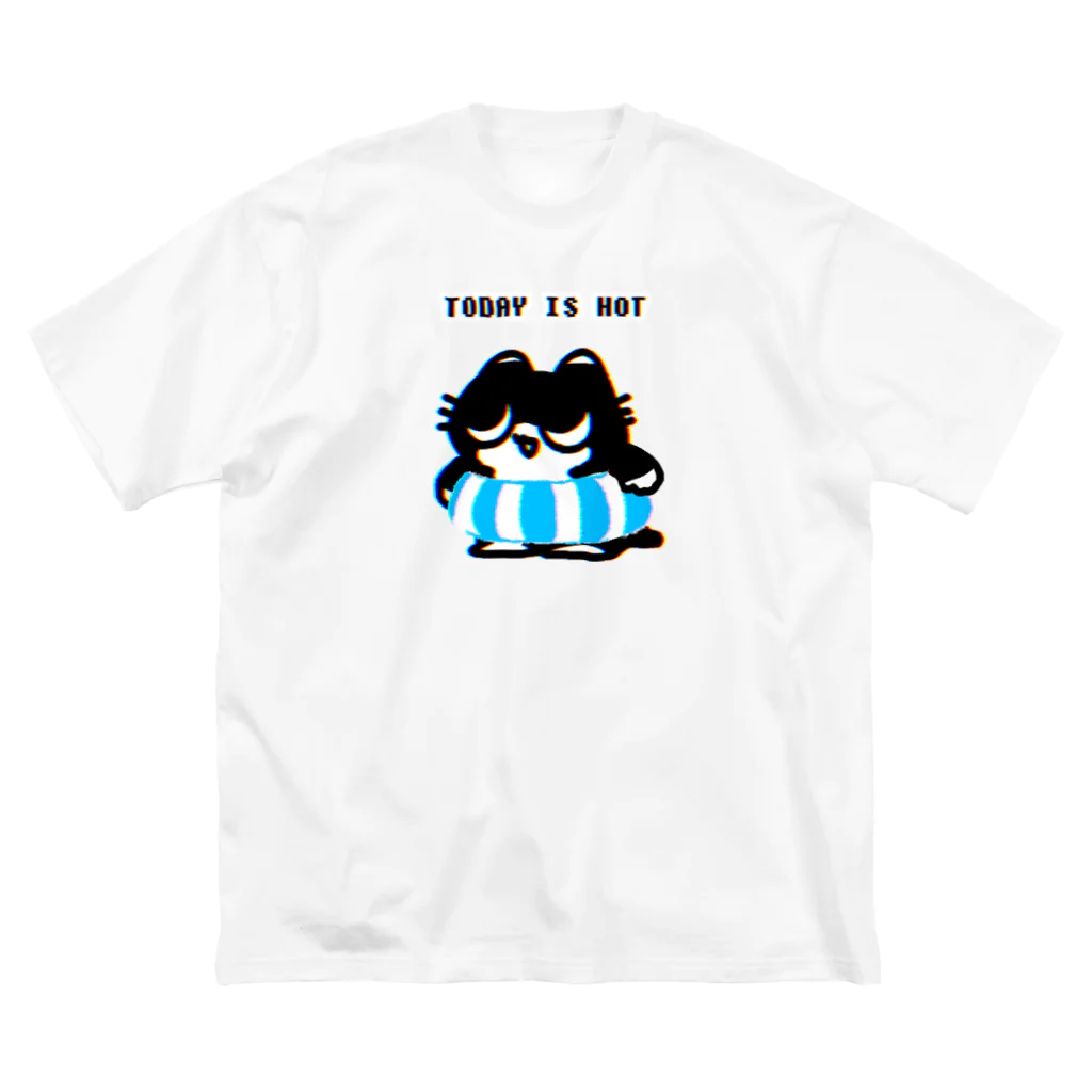 tmyのtmy cat*TODAY IS HOT* ビッグシルエットTシャツ