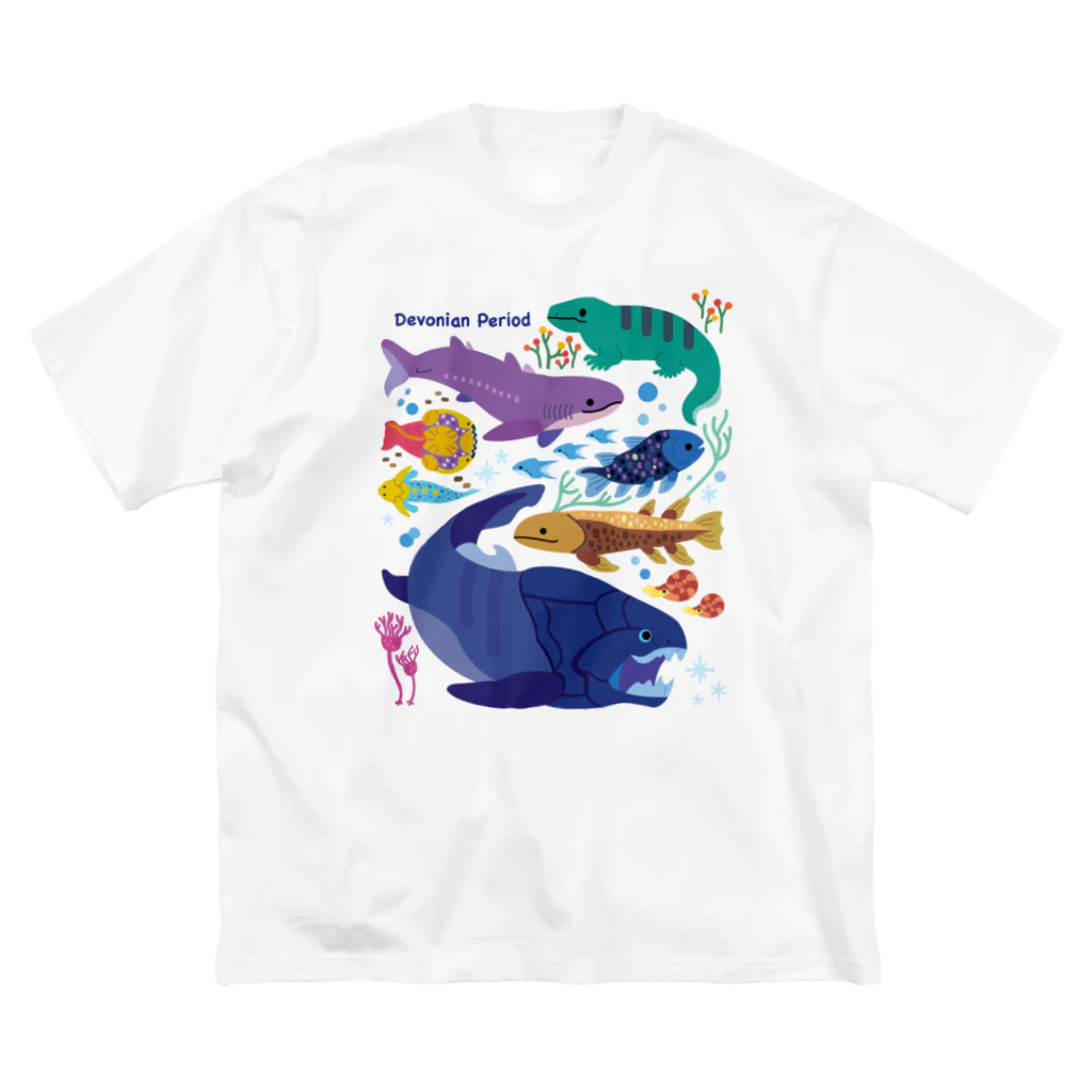 みなとまち層のデボン紀の生き物たち Big T-Shirt