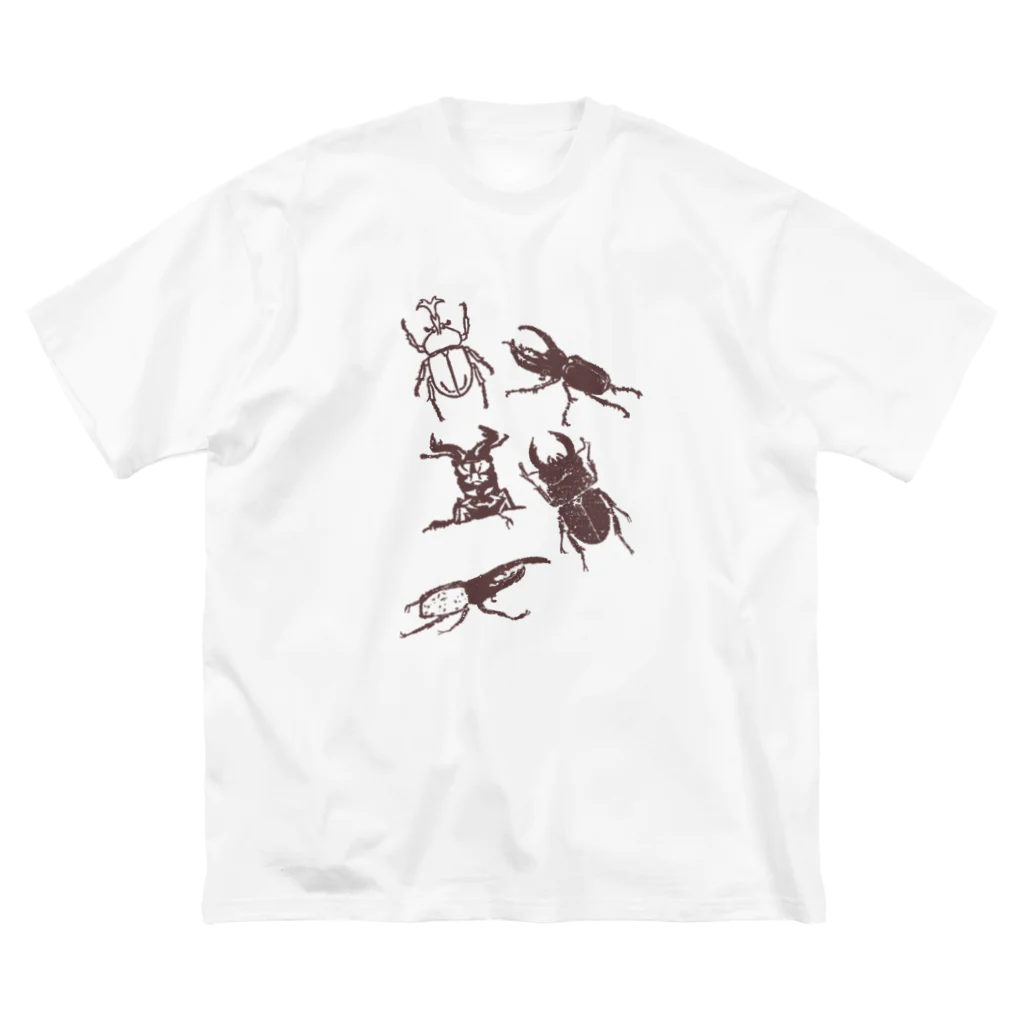 23_drawingのカブトムシとクワガタ Big T-Shirt