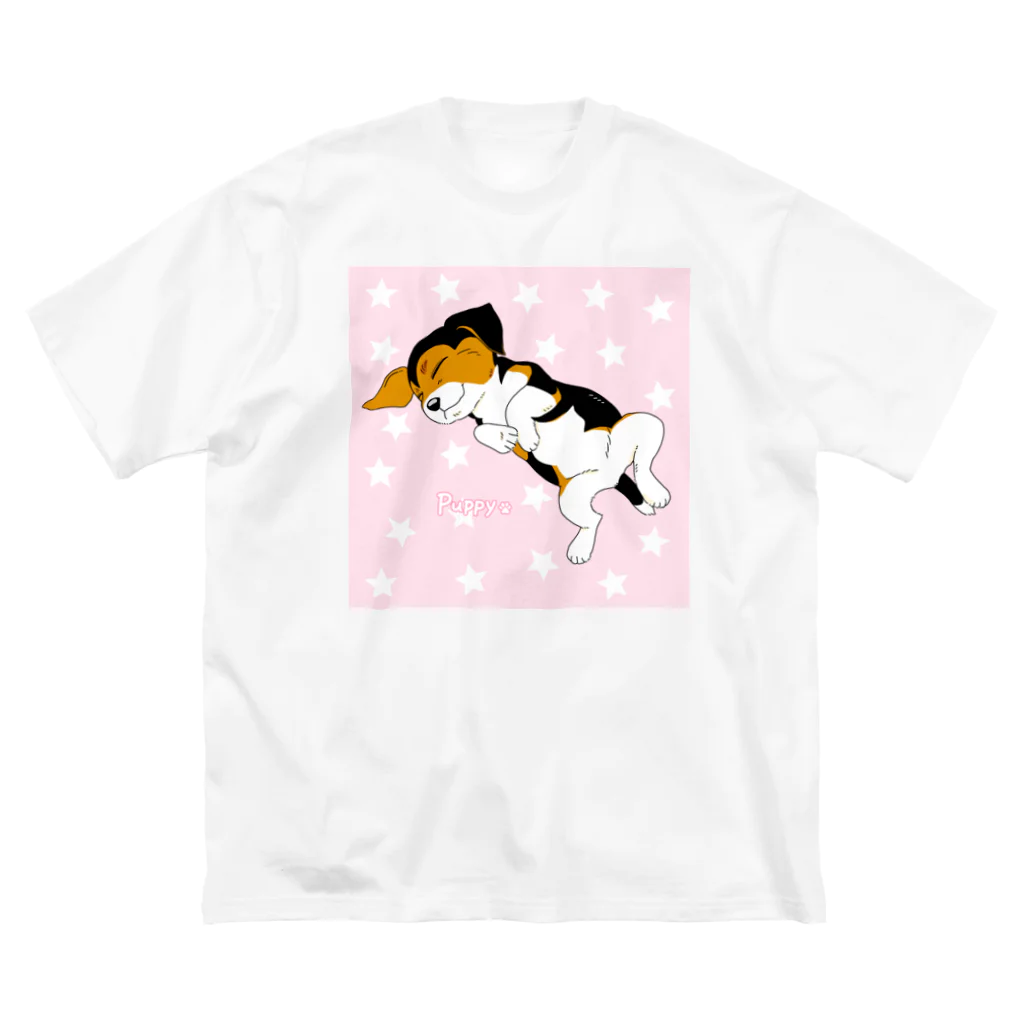 のんちゃんのおやすみパピー　A ビッグシルエットTシャツ