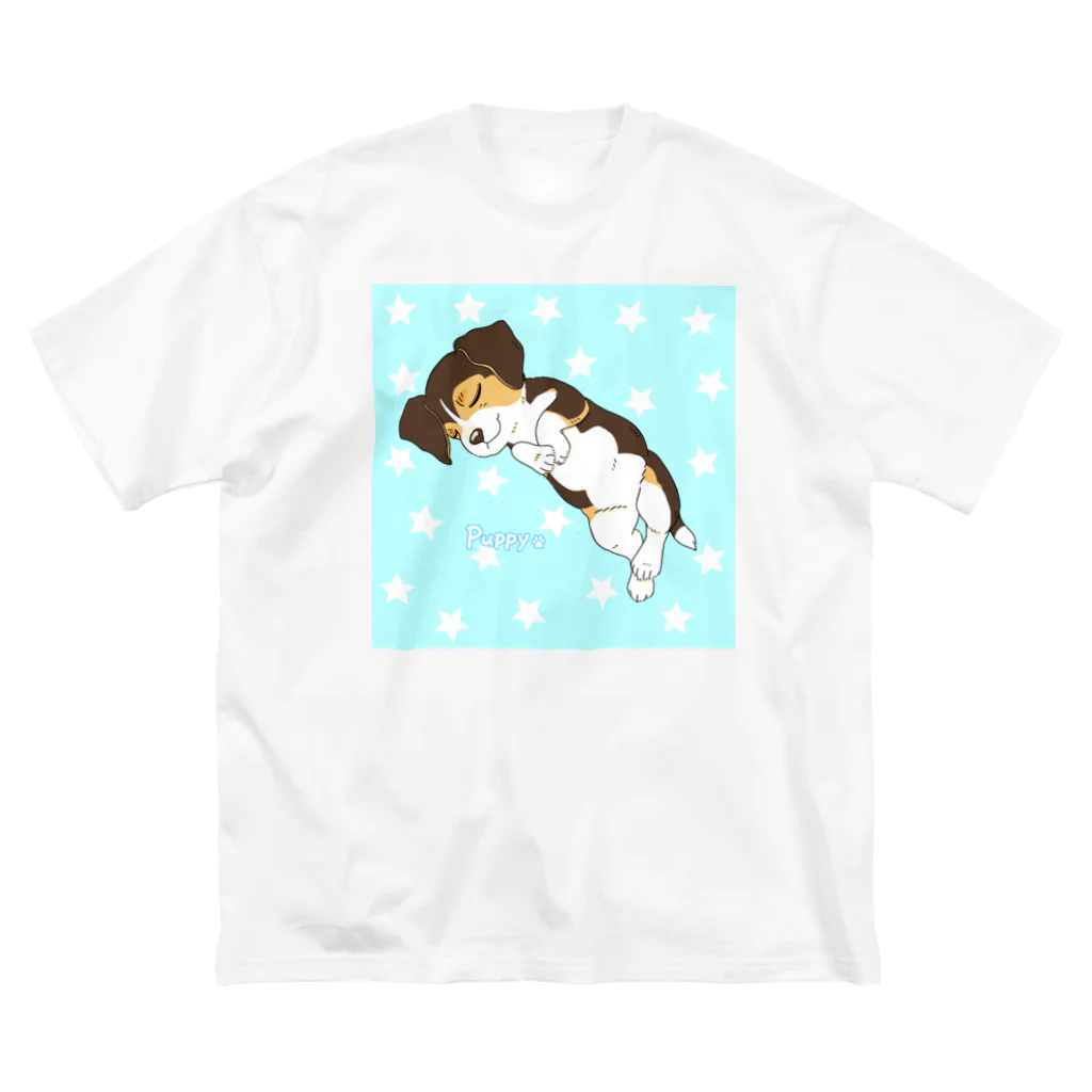 のんちゃんのスヤスヤ⭐︎パピー　A ビッグシルエットTシャツ