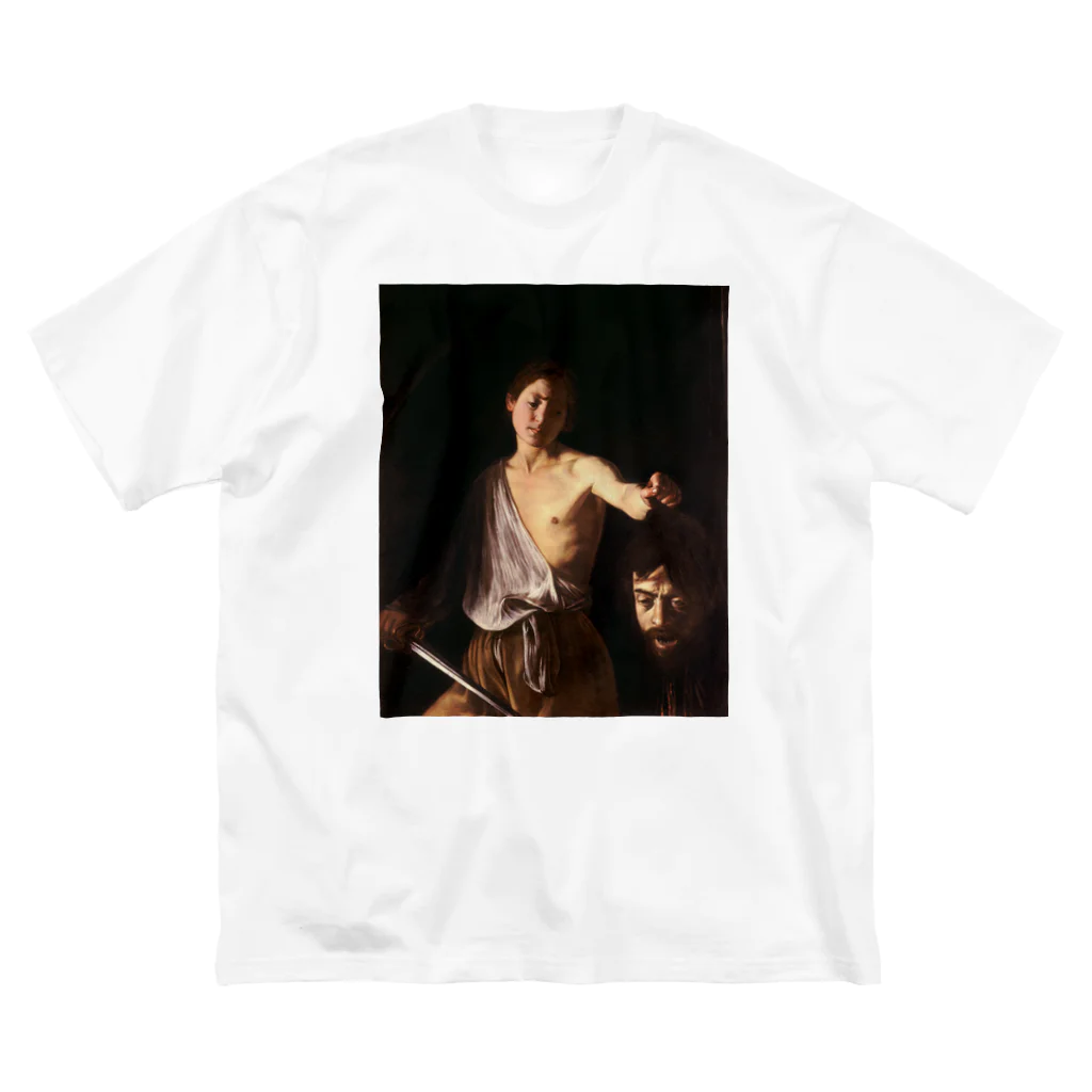 世界美術商店のゴリアテの頭を持つダヴィデ / David with the Head of Goliath ビッグシルエットTシャツ