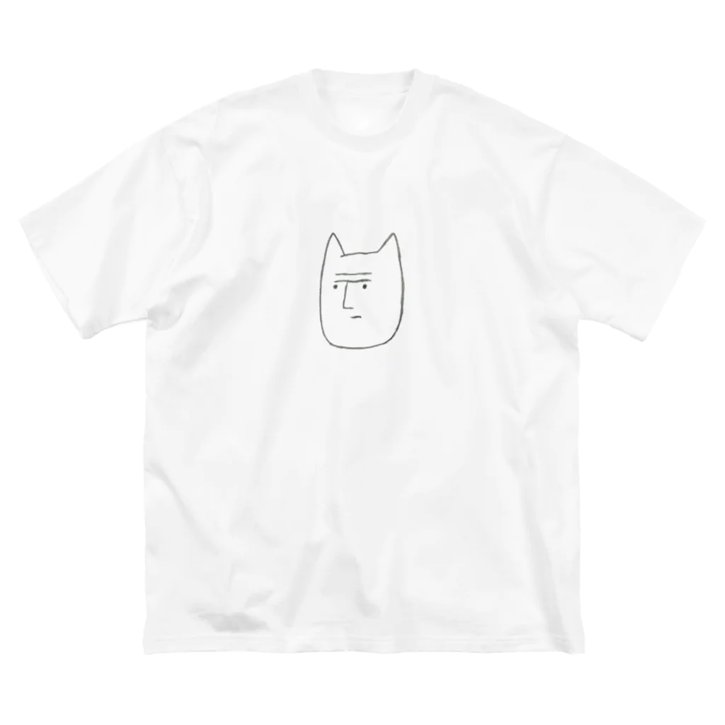 ki-pon/キーポンのこの人の顔 ビッグシルエットTシャツ