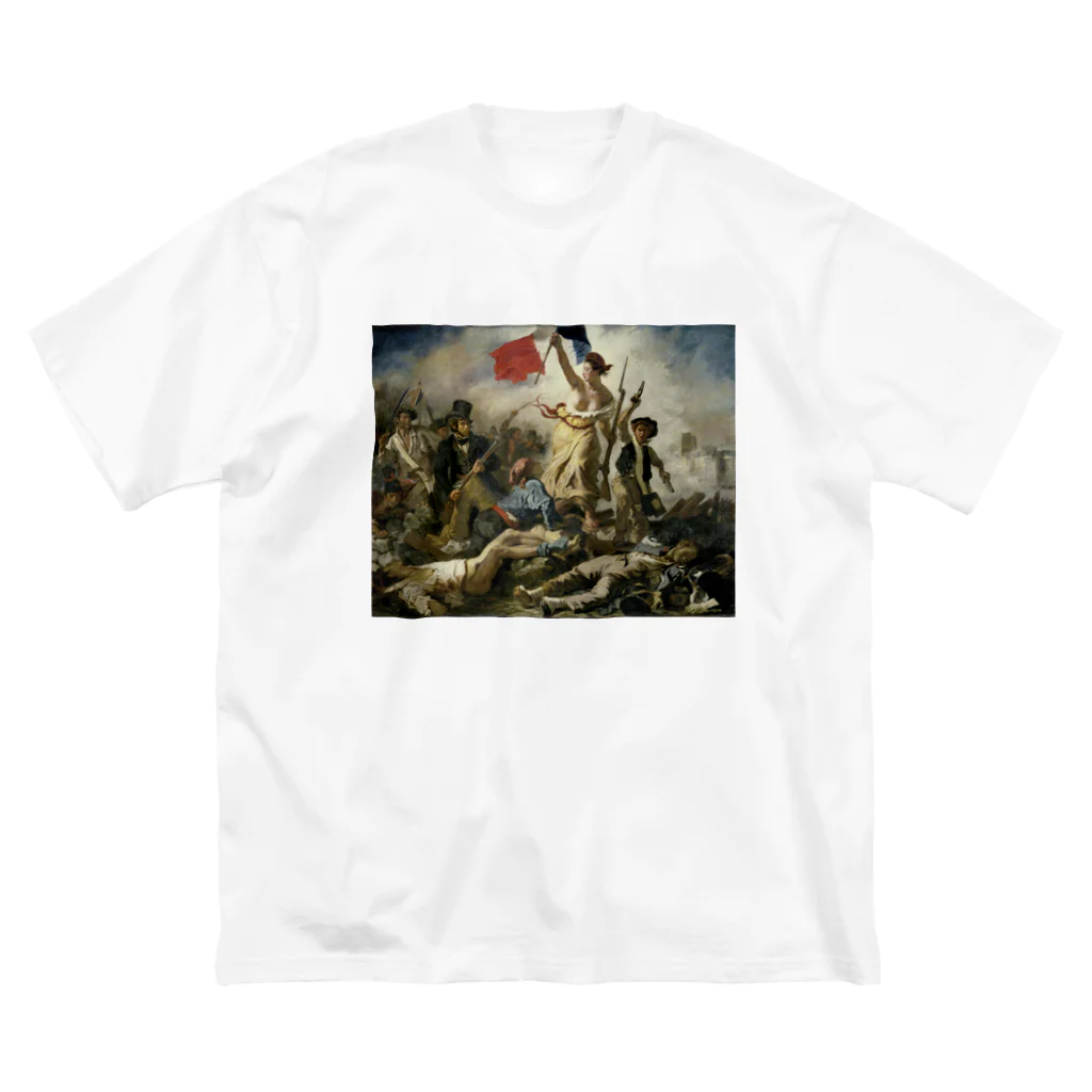 世界美術商店の民衆を導く自由の女神 / Liberty Leading the People Big T-Shirt