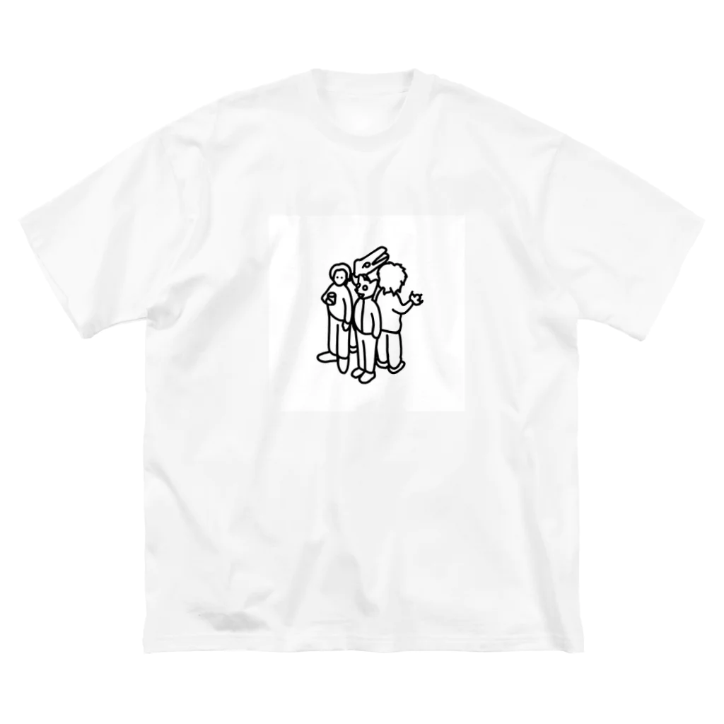 and helloのanimals ビッグシルエットTシャツ