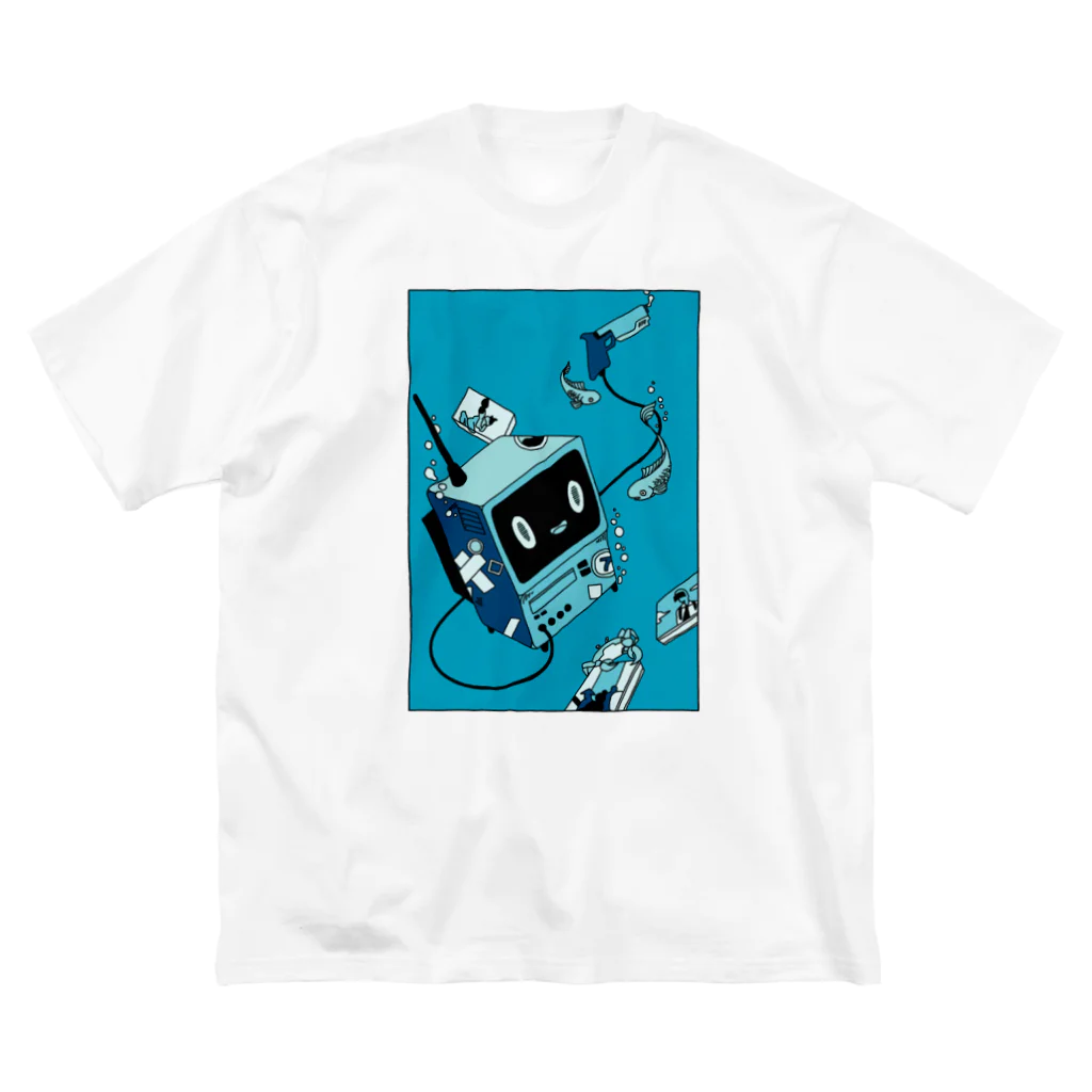 popopoのpopopo 7th-Anniversary ビッグシルエットTシャツ 루즈핏 티셔츠