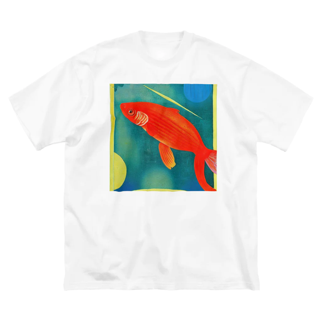 Danke Shoot Coffeeの流星金魚 ビッグシルエットTシャツ