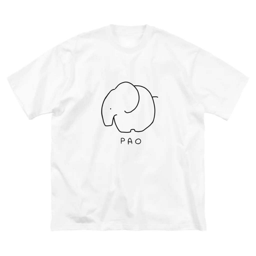 雉本のPAO ぞうさん ビッグシルエットTシャツ