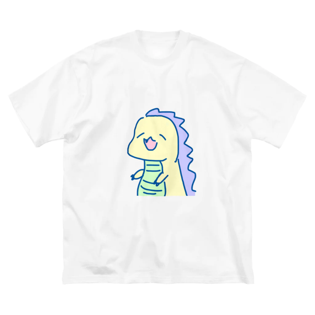 ぶらっくぺっぱーのきょうりゅう ゆるんる ビッグシルエットTシャツ