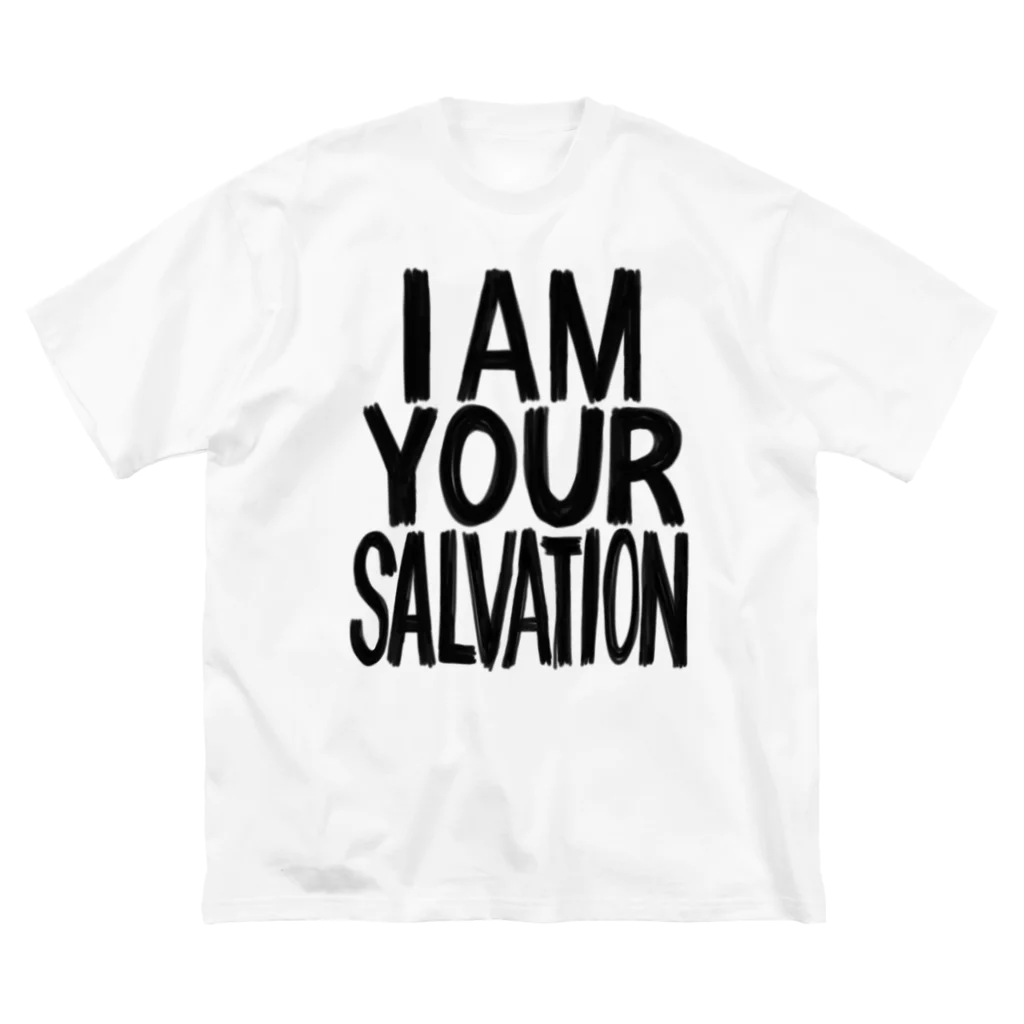 mokasの羽T　salvation ビッグシルエットTシャツ