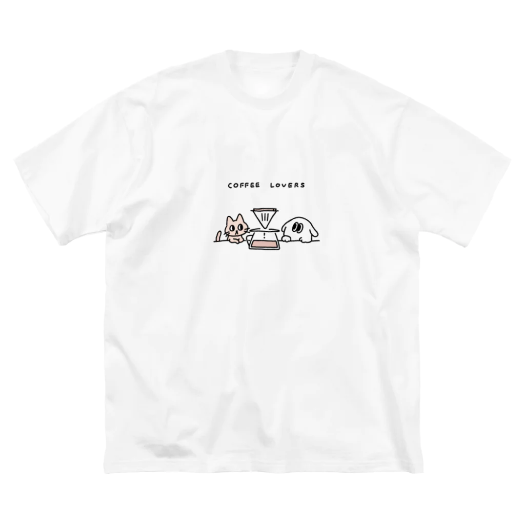 もるのコーヒーラバーズ Big T-Shirt