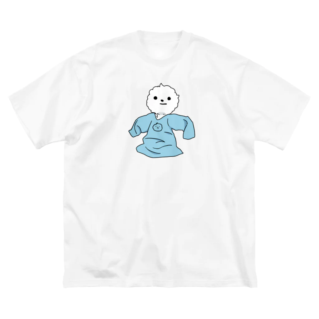 Mameyudoufuの【BIG】「みんなこんなの着んの」セリフ無し (Tシャツ) ビッグシルエットTシャツ