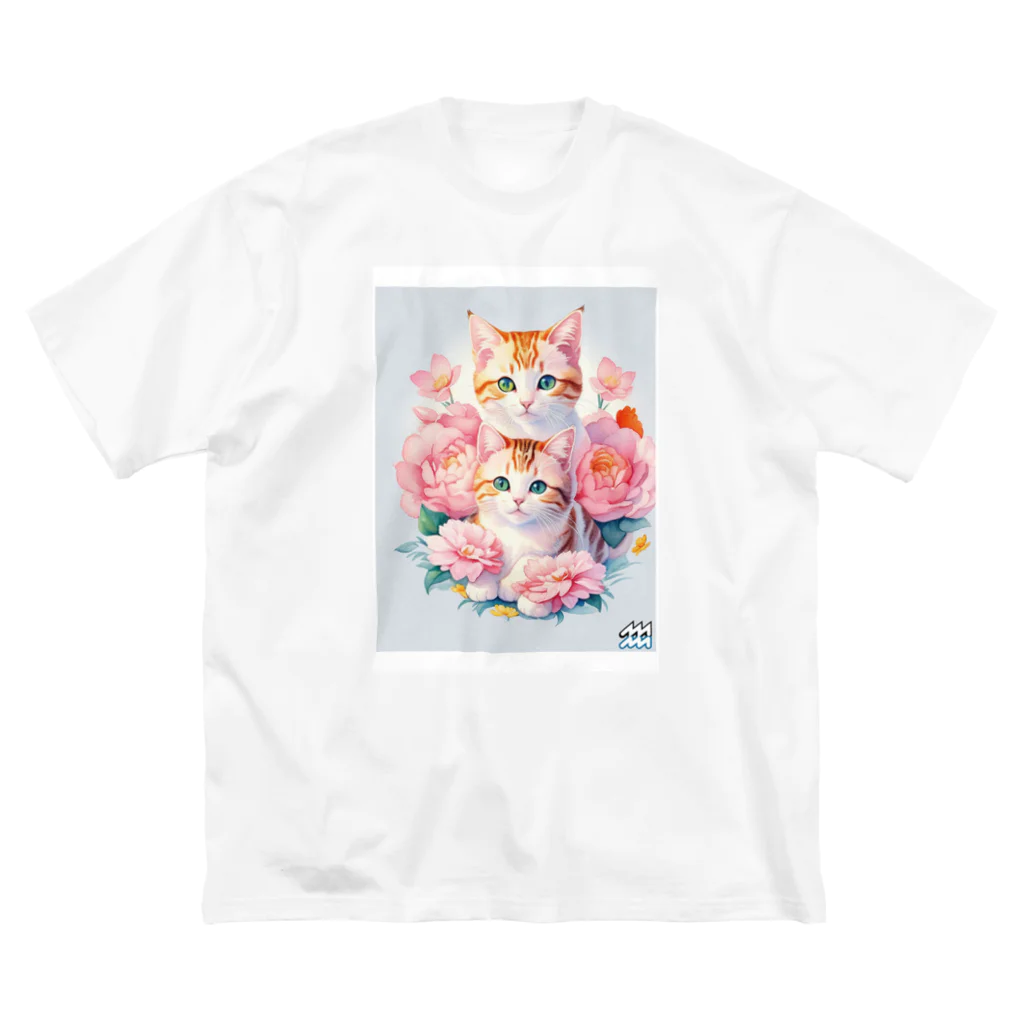 embersportsのAGAPE CAT ビッグシルエットTシャツ