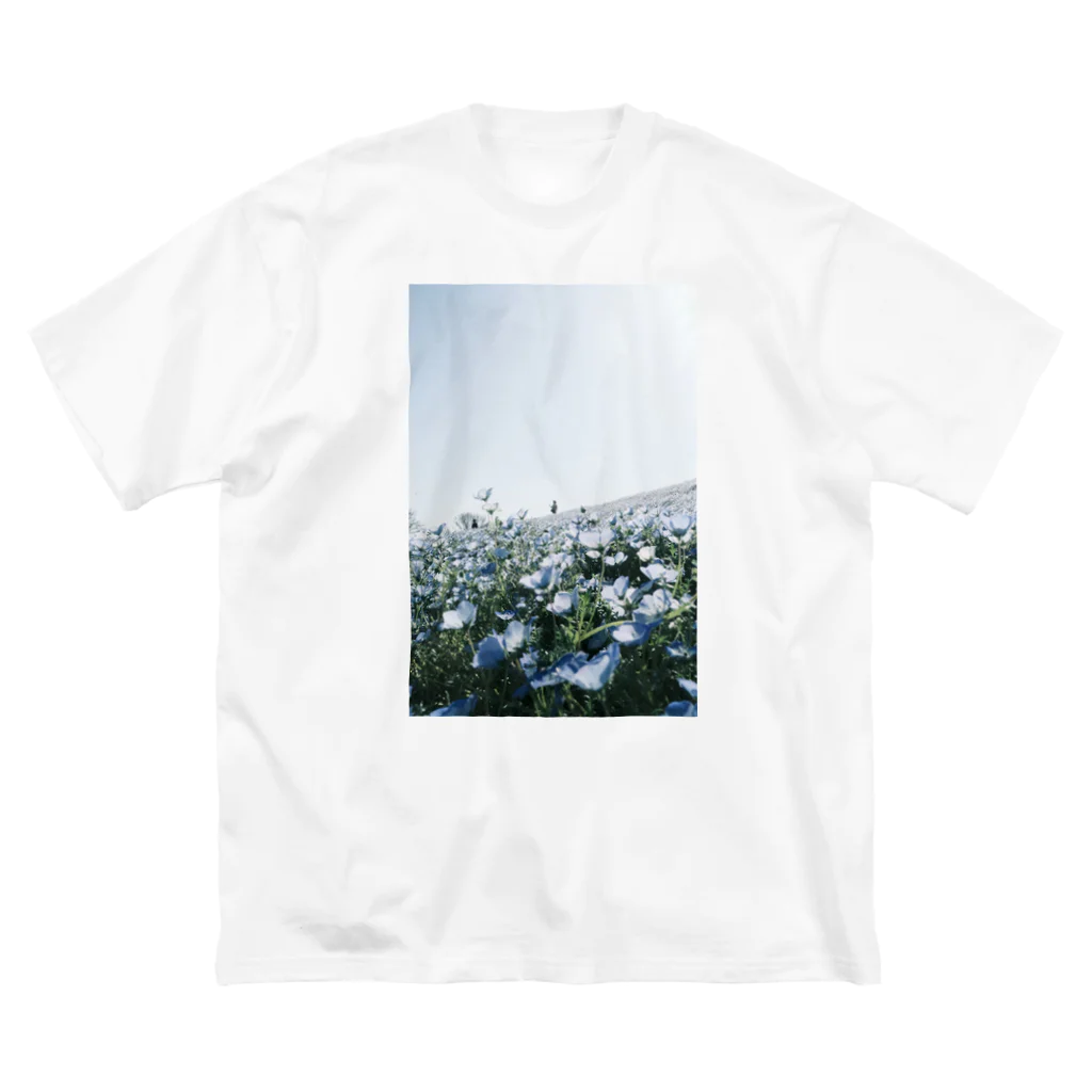 bath_tubのflower ビッグシルエットTシャツ