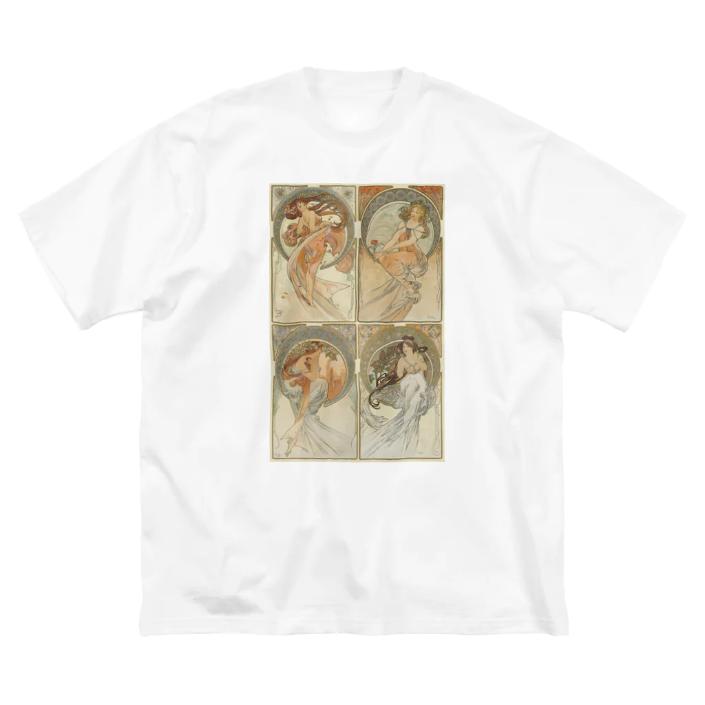 世界美術商店の四芸術 / The Four Arts ビッグシルエットTシャツ