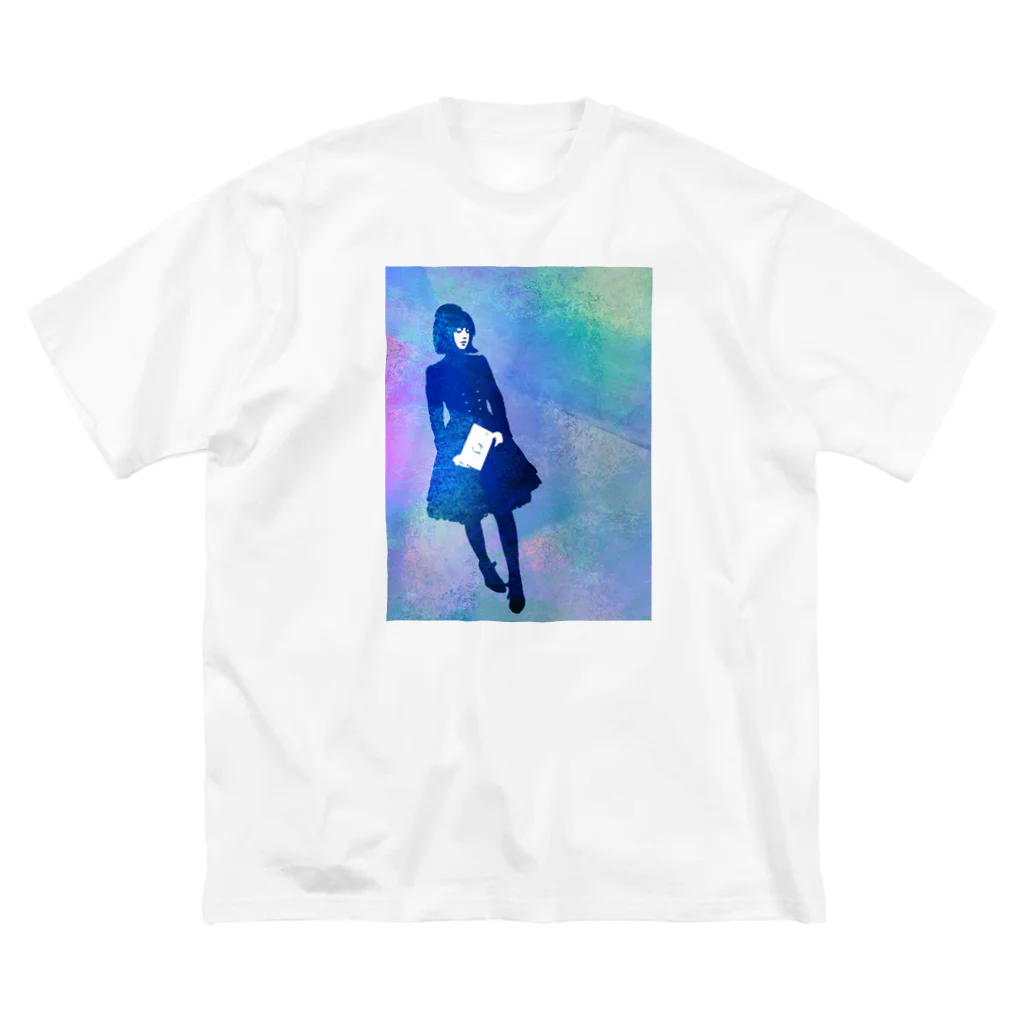 technophilia philosophyの文学少女 - literature girl - ビッグシルエットTシャツ