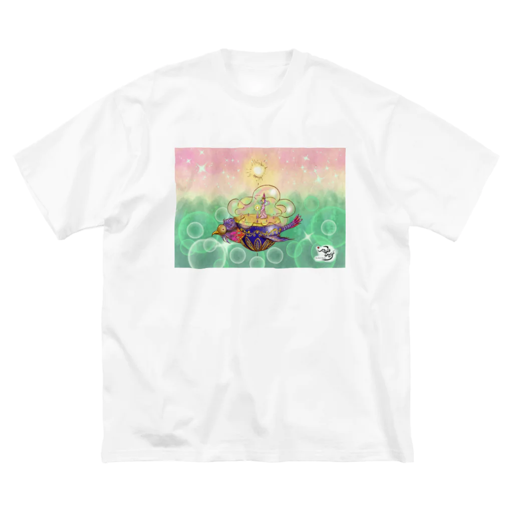 ハッピースマイルの神様の乗り物 Big T-Shirt