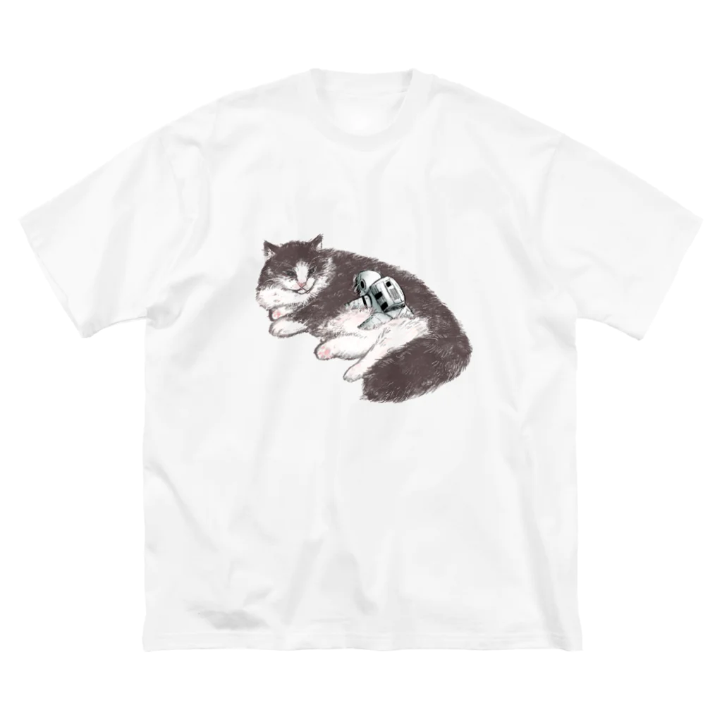 ばろうずのオブジェクト「猫」 ビッグシルエットTシャツ