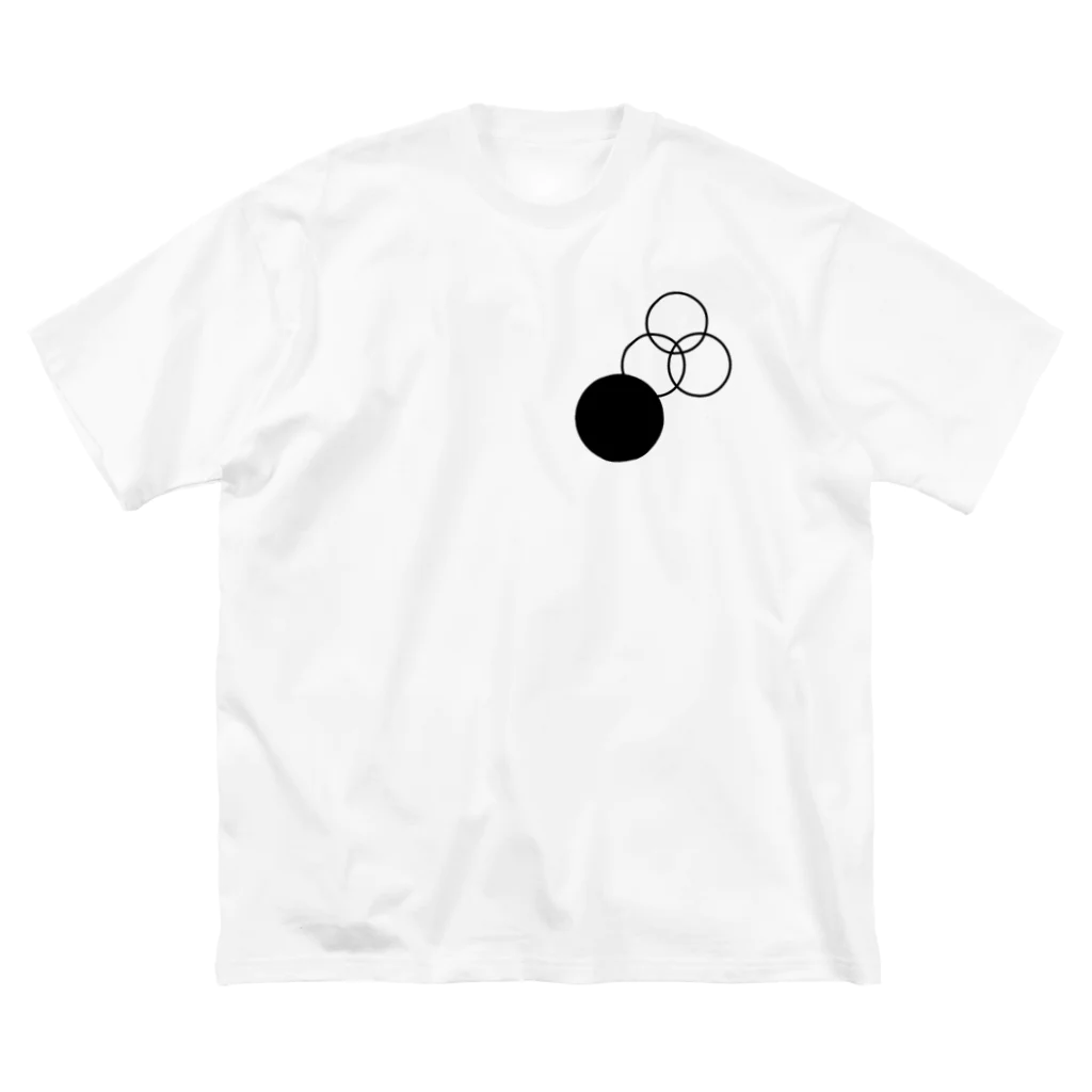 H4MのQuad Circle ビッグシルエットTシャツ