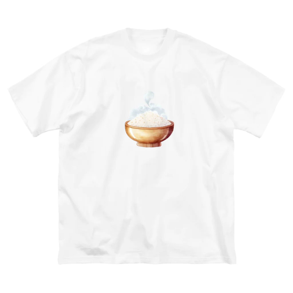 ふりかけのお椀に入ったご飯🍚 ビッグシルエットTシャツ