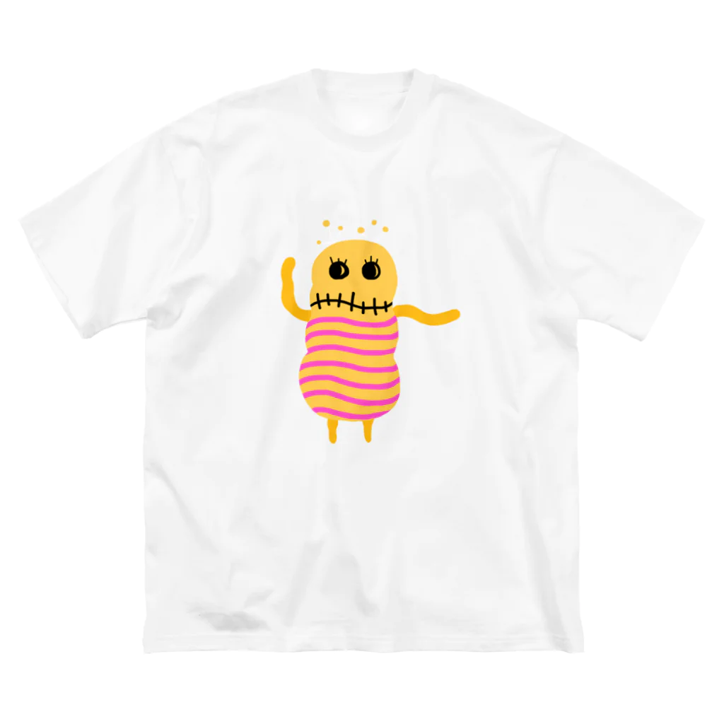 ライブハウス秘密 (Live House Himitsu)のふにゃふにゃくん ビッグシルエットTシャツ