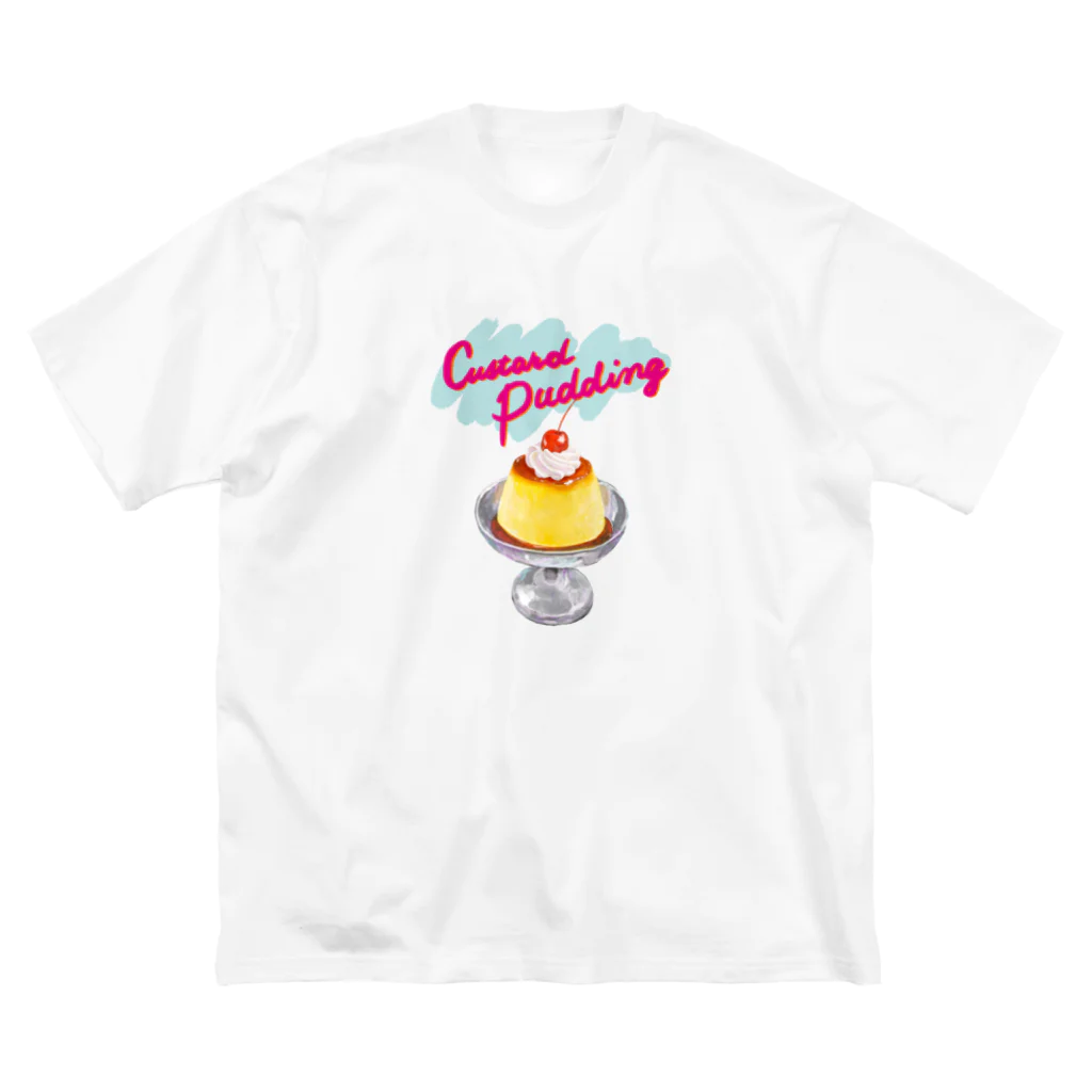サグラダ・ピュン子のレトロなプリン ビッグシルエットTシャツ