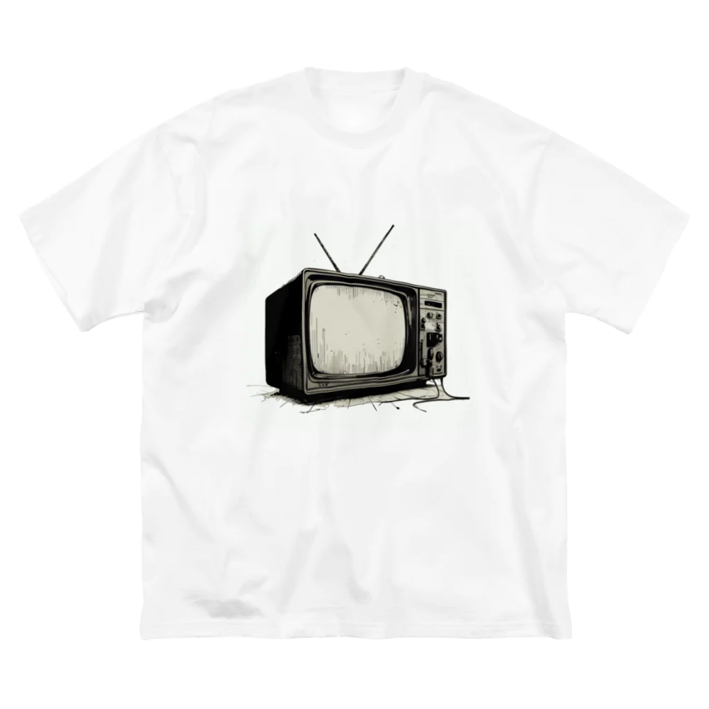 jamfish_goodiesの昭和テレビ Big T-Shirt